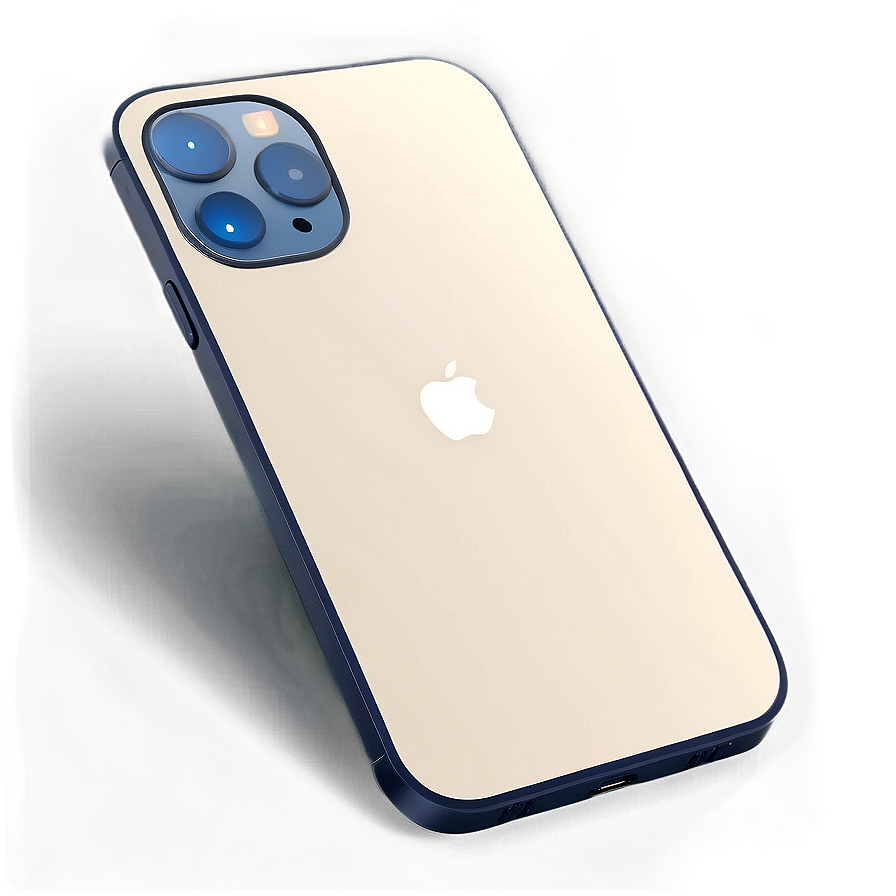 一款金色iPhone搭配藍色相機模組，置於柔和漸變背景上。 — iPhone 11 壁紙