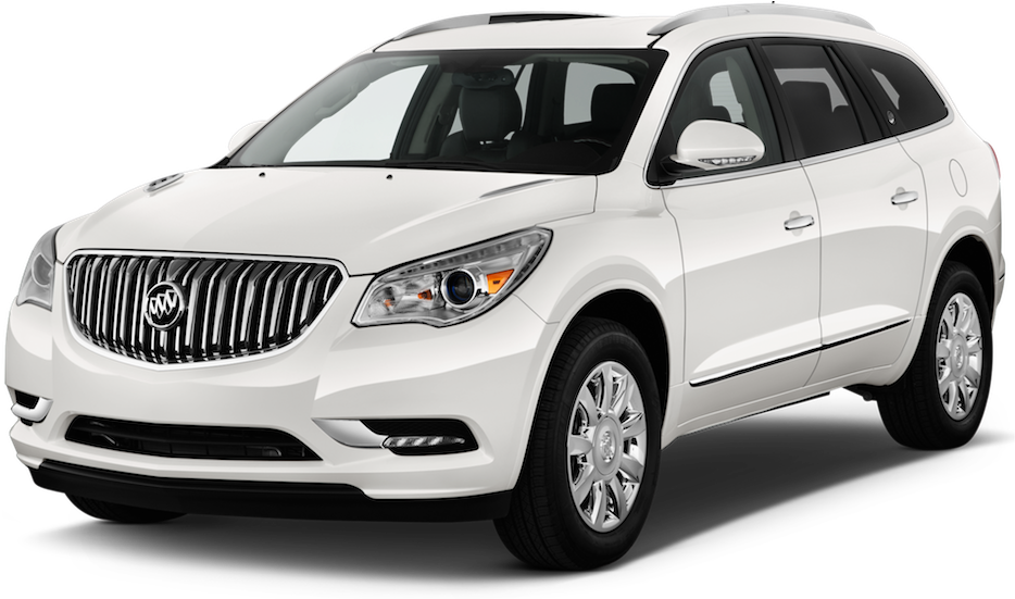 白色Buick SUV，帶有鍍鉻格柵和合金輪轂。 — 好看汽車 壁紙