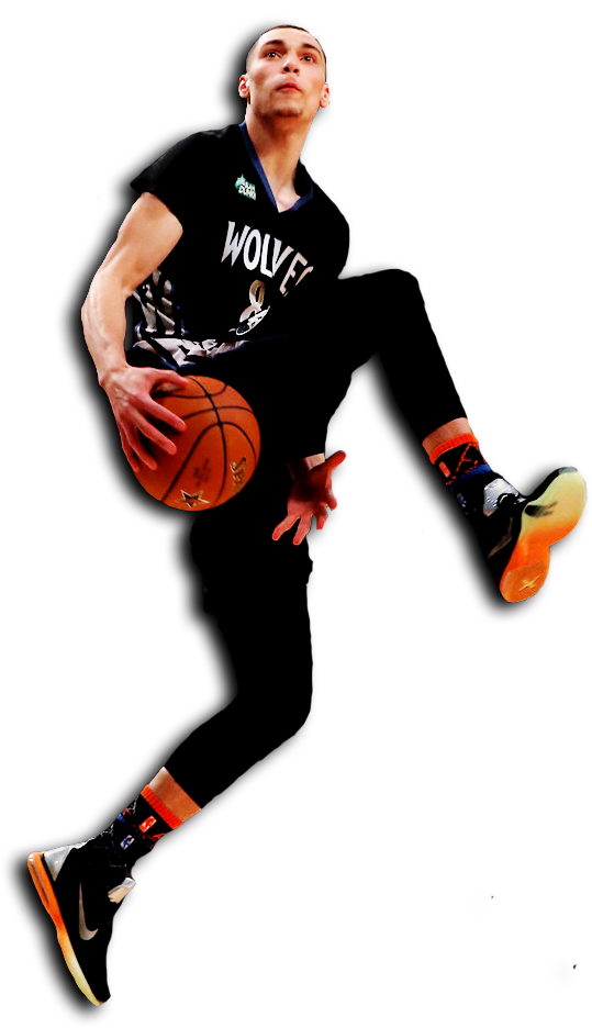 運動員在空中持球比賽中 — NBA 壁紙
