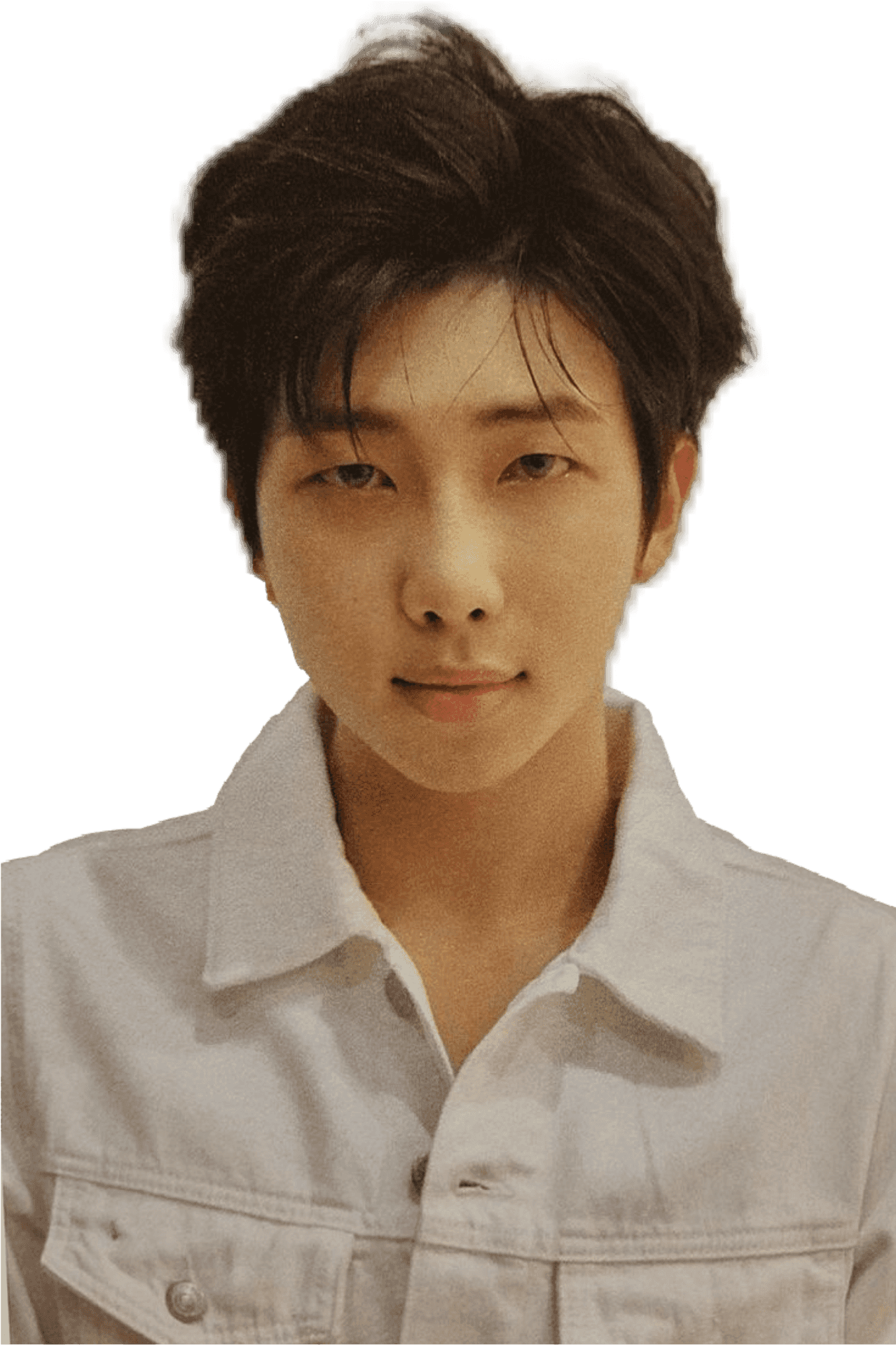 年輕男子穿著牛仔襯衫，深色頭髮，黑色背景 — NBA Youngboy 壁紙
