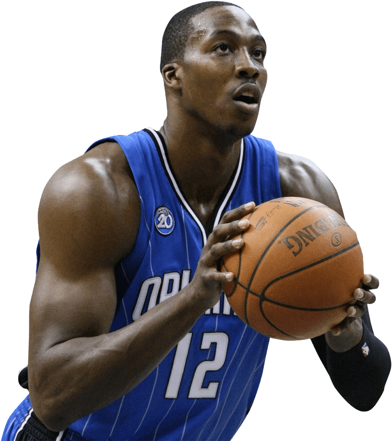 職業籃球運動員身穿藍色球衣持球 — NBA 壁紙