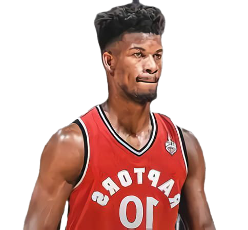 身穿紅色暴龍隊10號球衣的職業籃球運動員 — NBA 壁紙
