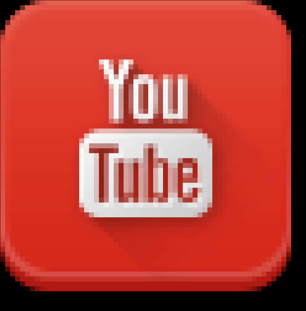 YouTube 圖標像素藝術 壁紙