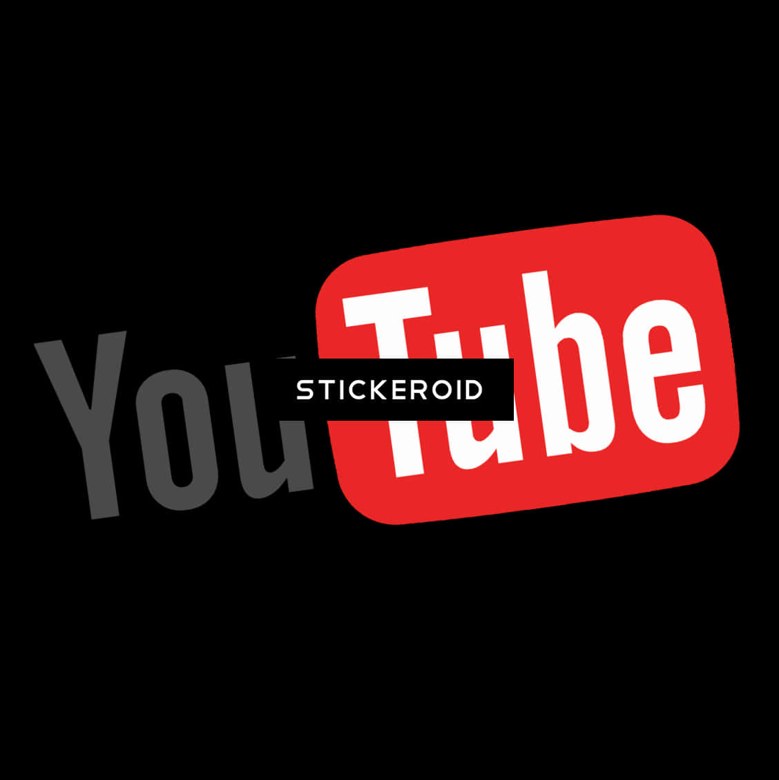 YouTube 標誌帶有水印 壁紙