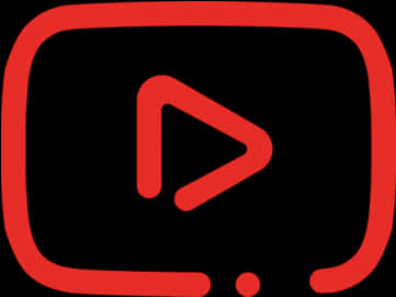 紅黑配色YouTube標誌 壁紙