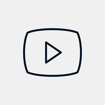 極簡風格 YouTube 播放按鈕 壁紙