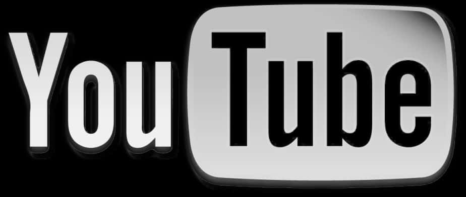 YouTube 品牌標誌 黑白 壁紙