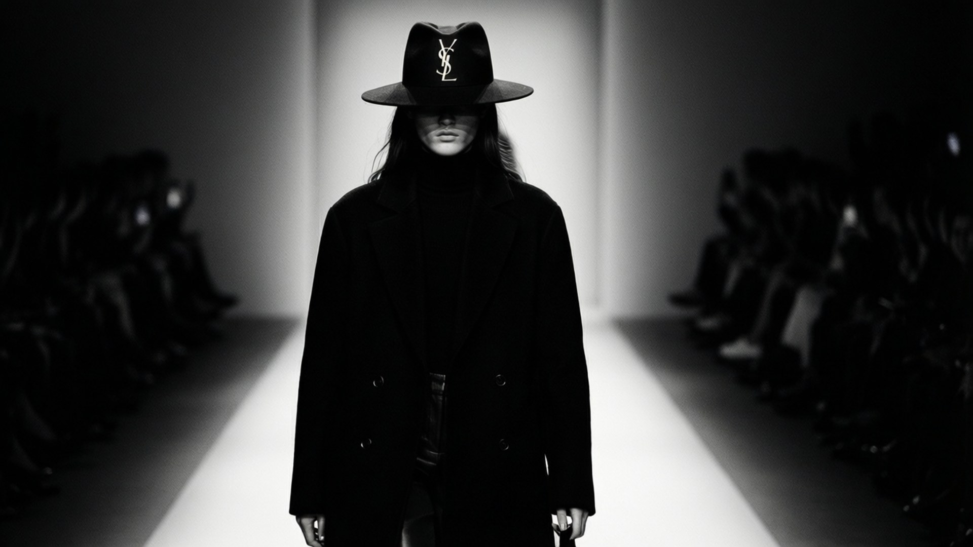 YSL 伸展台剪影 壁紙
