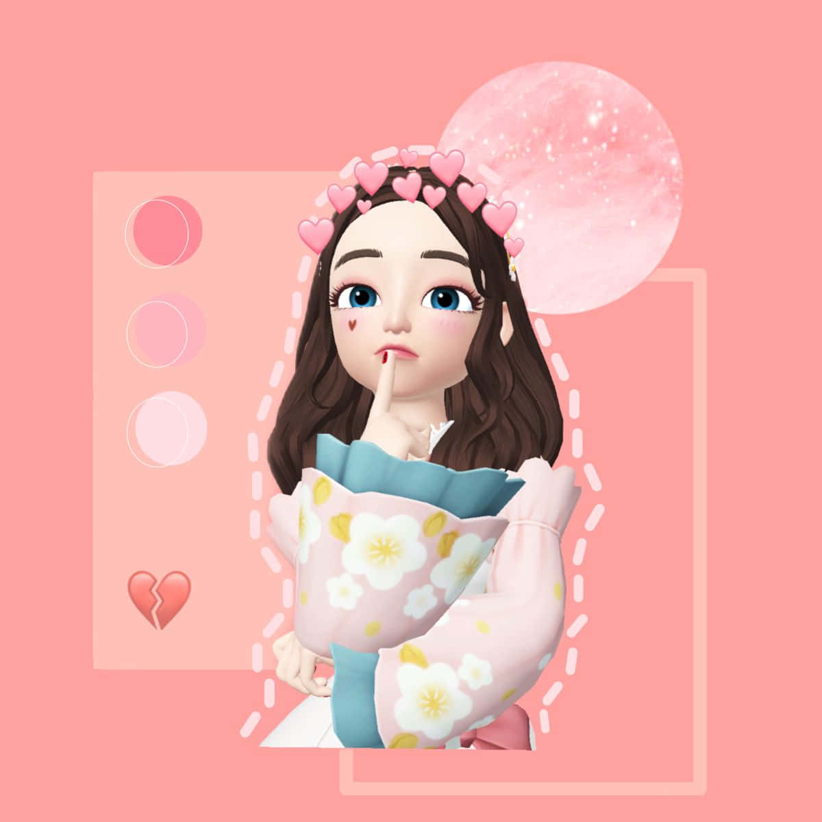 Zepeto 1200 x 1200 背景 壁紙