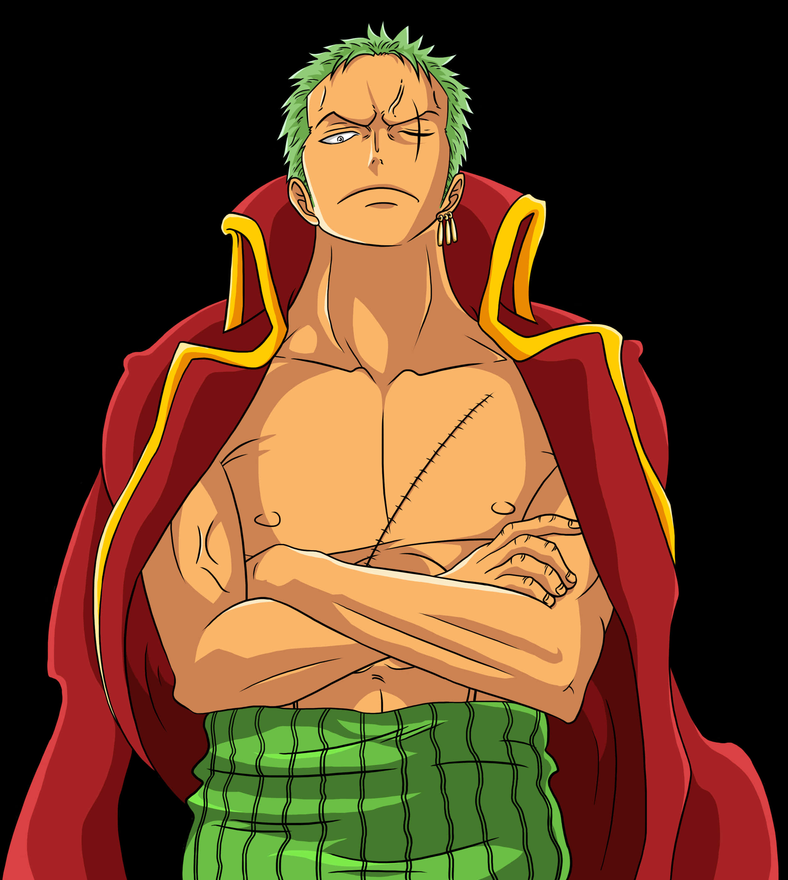 Zoro 海賊王 自信姿態 壁紙
