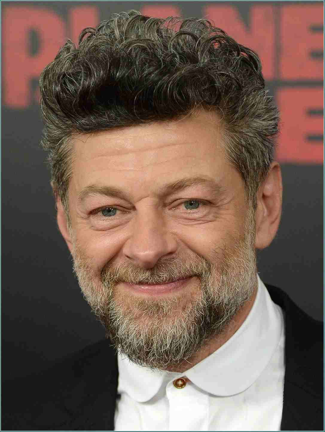actor 桌布 壁紙 — 一位微笑男士的特寫肖像，他留著灰白鬍鬚和時尚髮型，身穿白襯衫和黑色西裝外套。