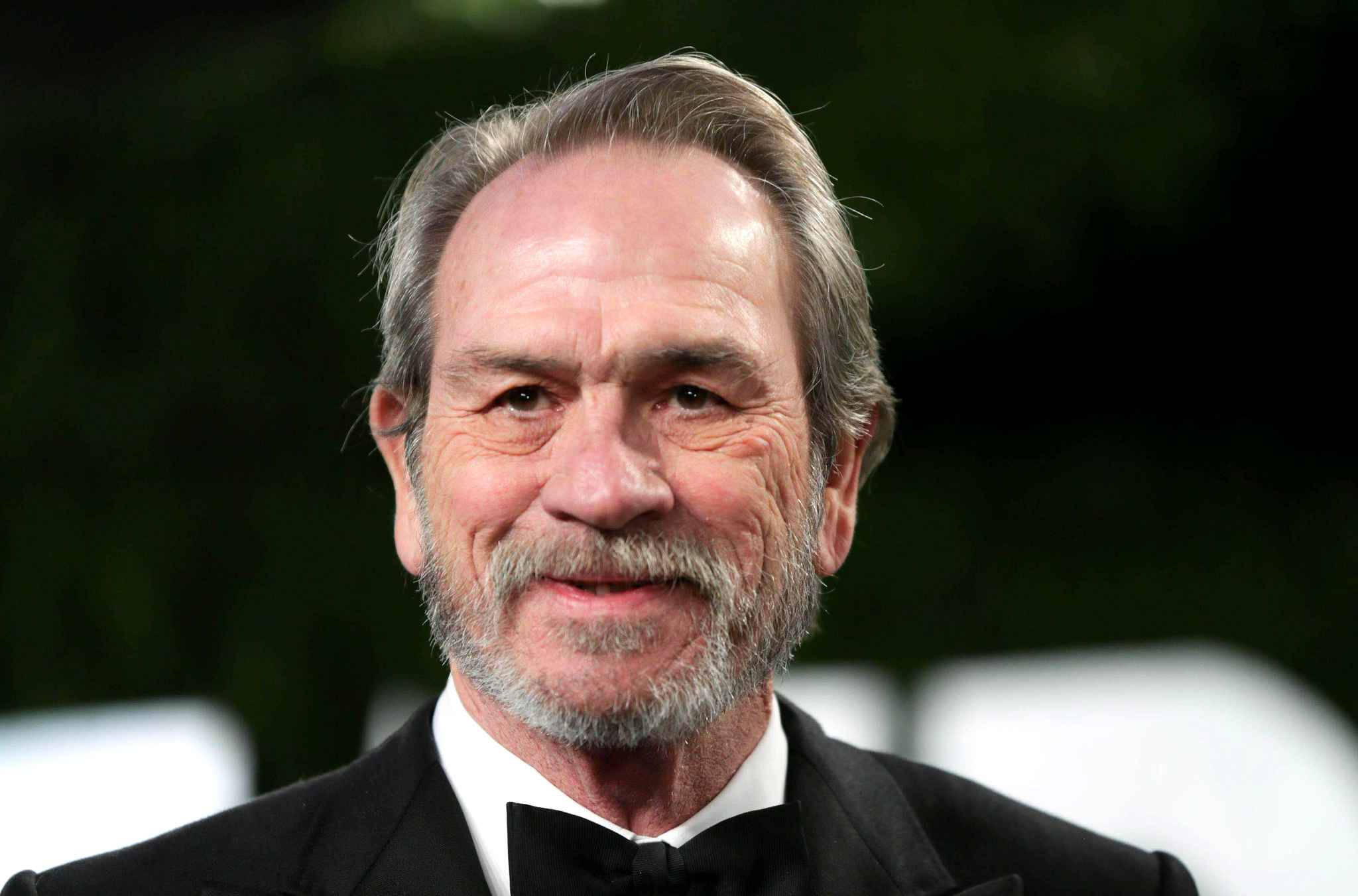 Celebrity 桌布 壁紙 — 一位微笑的灰髮鬍鬚老年男子穿著黑色燕尾服的近距離肖像，背景是模糊的綠色。