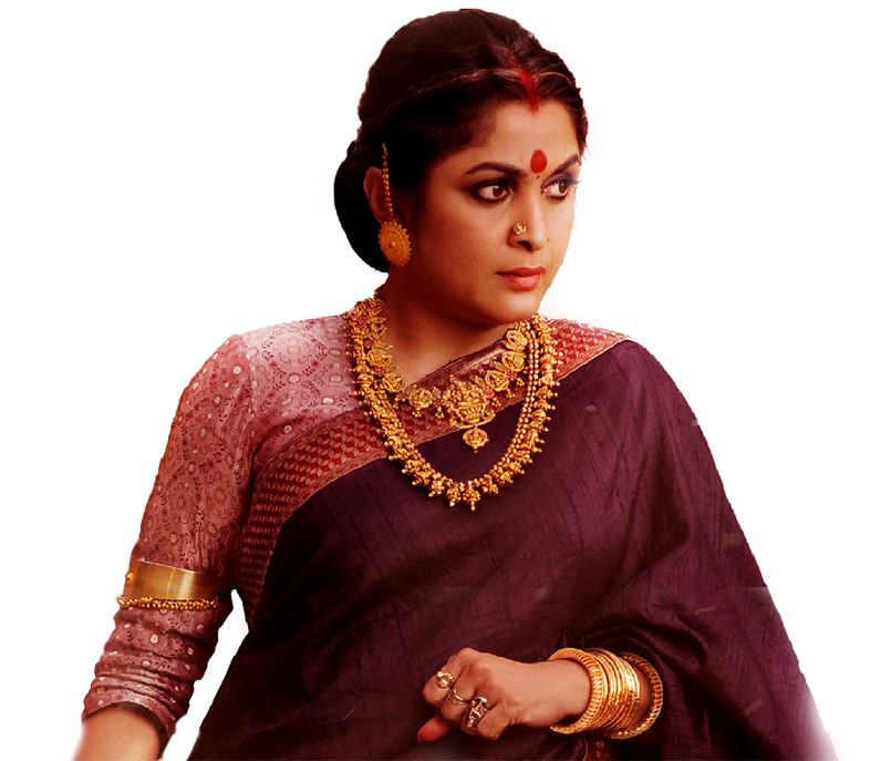 Baahubali 桌布 壁紙 — 一位穿著傳統印度服飾、佩戴金飾和紅色眉心貼的女性，在黑色背景下若有所思地凝視。