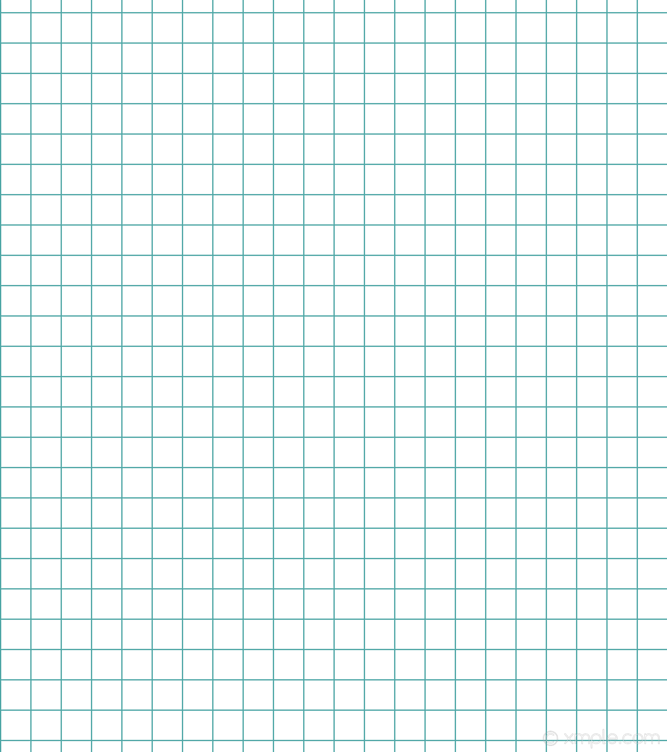 White Grid 桌布 壁紙 — 一個乾淨的白色背景，上面覆蓋著均勻的藍綠色網格圖案。