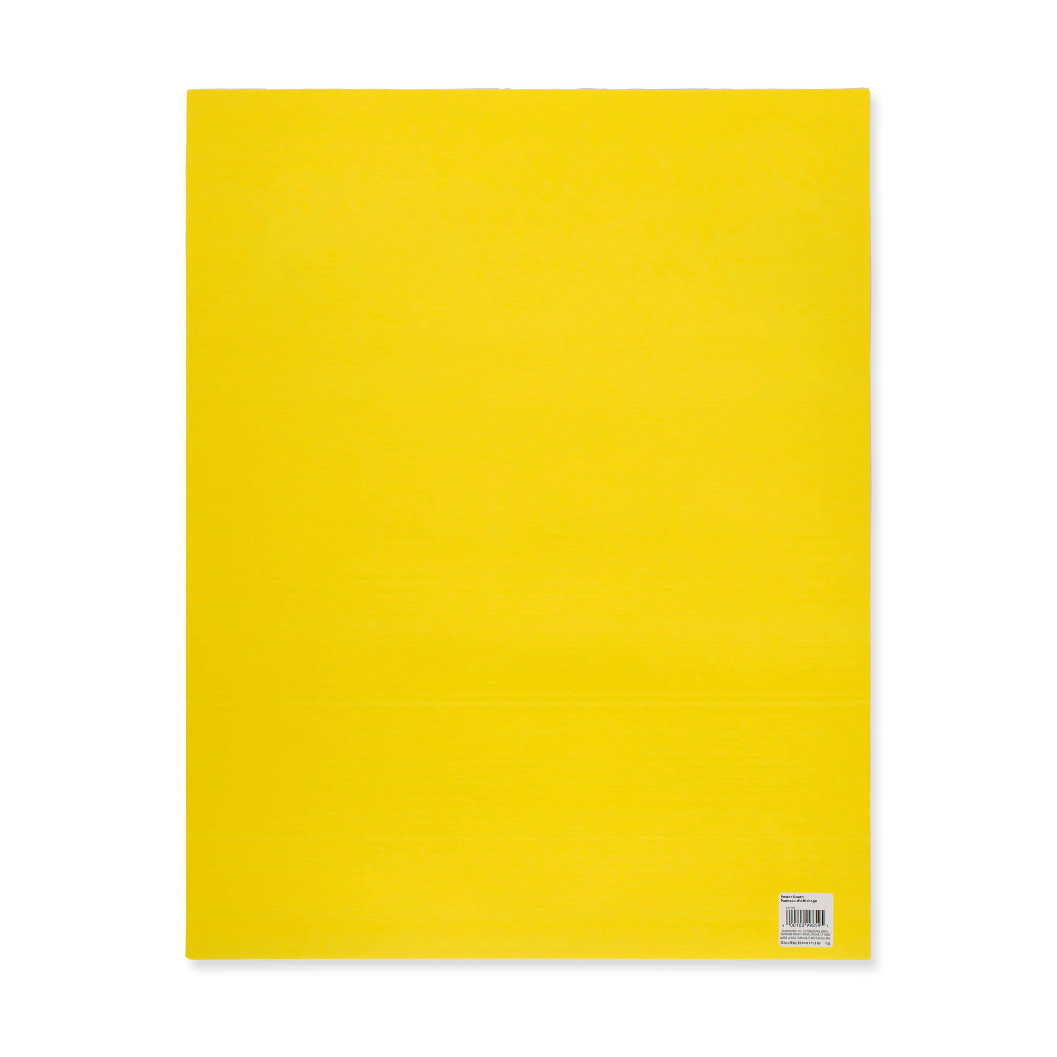 Poster Board 桌布 壁紙 — 一個亮黃色的資料夾，右下角有一個條碼標籤。