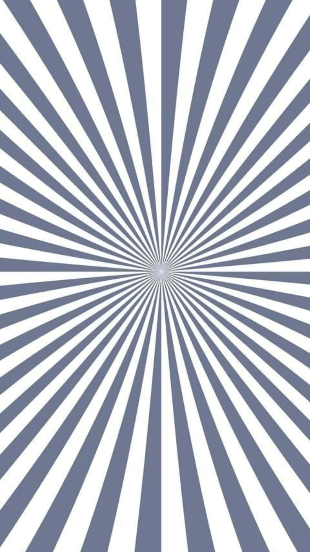 Radial 桌布 壁紙 — 一個催眠的放射狀圖案，由交替的灰色和白色條紋匯聚於中心點。