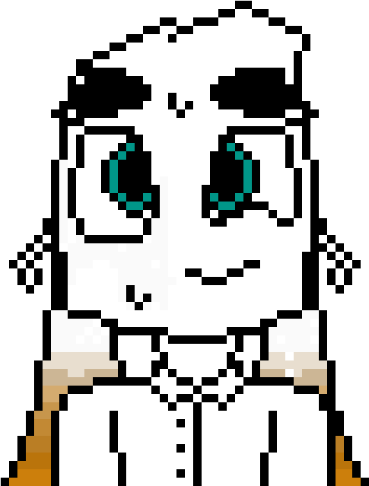 Marshmello 動態圖 桌布 壁紙 — 一個像素化的白色鬼魂，有青綠色的眼睛和棕色的腳，站在黑色背景前。
