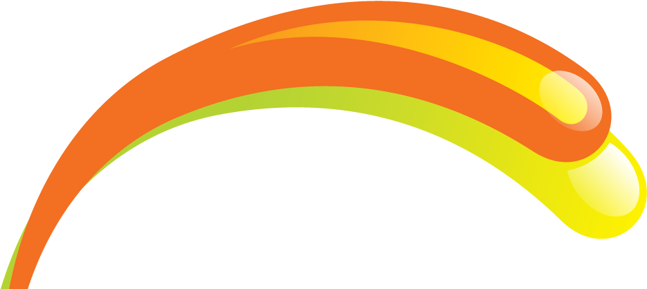 graphic design 桌布 壁紙 — 一個充滿活力的卡通風格彩虹弧，帶有平滑漸變色彩，背景為黑色。