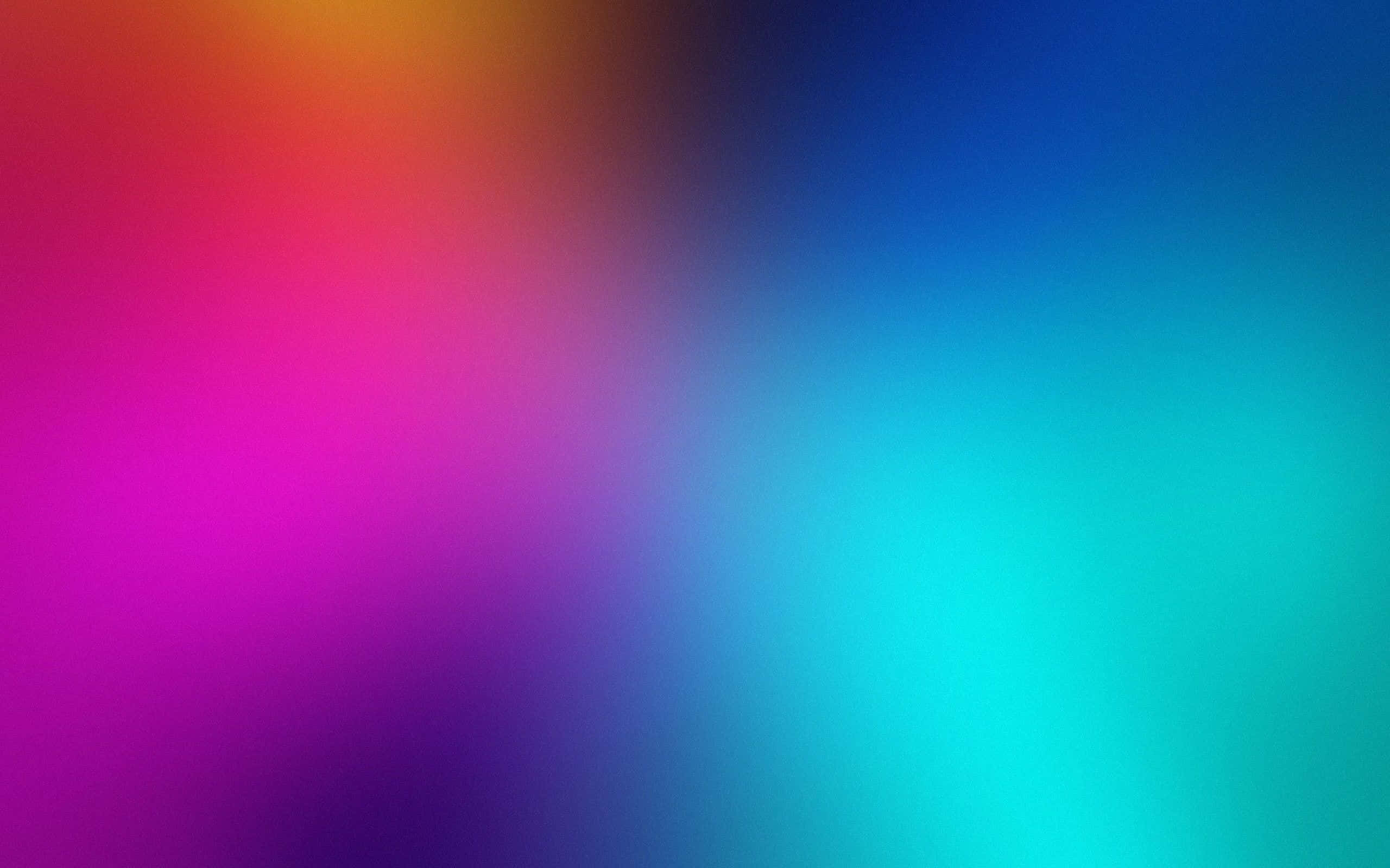 Multicolor 桌布 壁紙 — 一個充滿活力的漸變色，將火紅、紫色和冷藍色融合成平滑的抽象色塊。