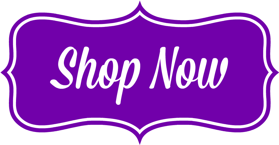 Shopping 桌布 壁紙 — 一個充滿活力的紫色標誌，白色草書文字在裝飾性扇貝邊框內寫著 Shop Now。
