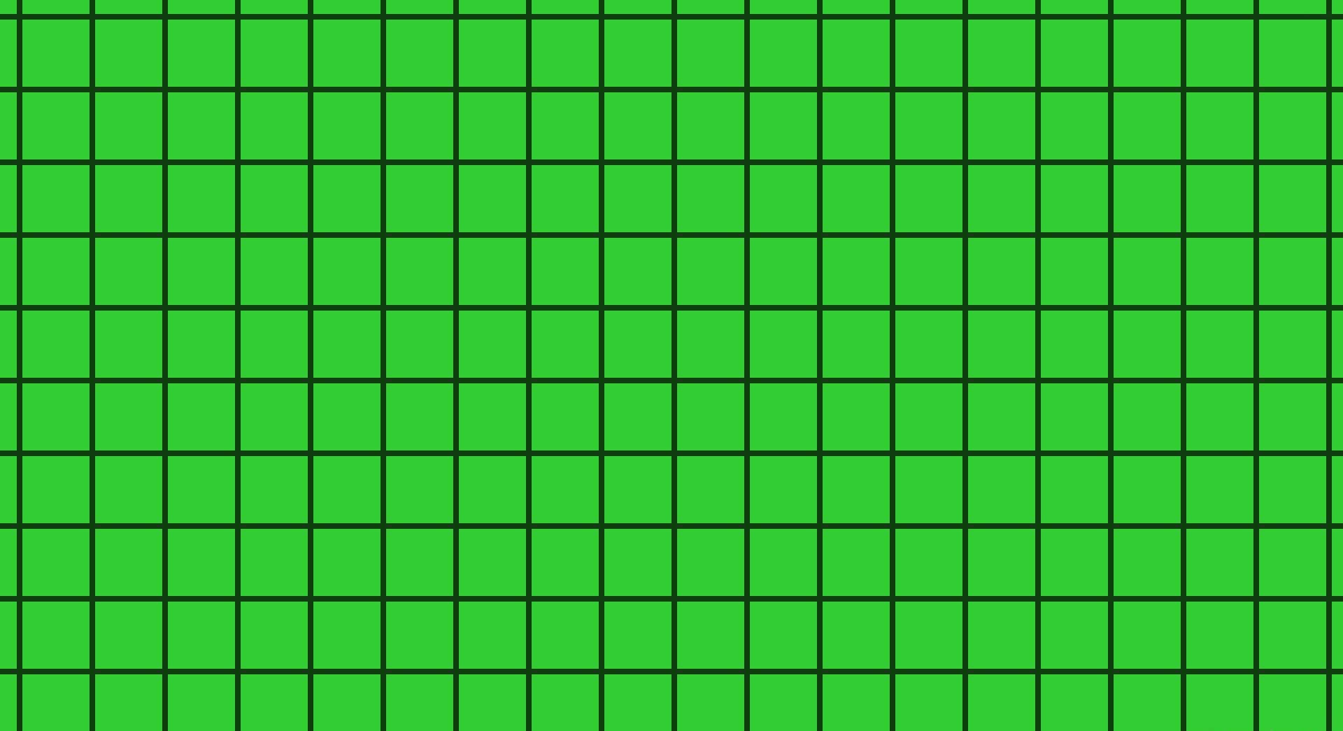 Green Aesthetic Desktop 桌布 壁紙 — 一個充滿活力的綠色背景，上面覆蓋著精確的黑色網格圖案。