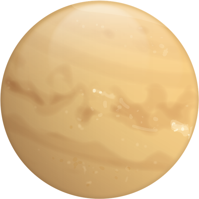 Mercury 桌布 壁紙 — 一個光滑的米色行星，帶有微妙的漩渦圖案和散落的白色斑點，背景是黑色虛空。