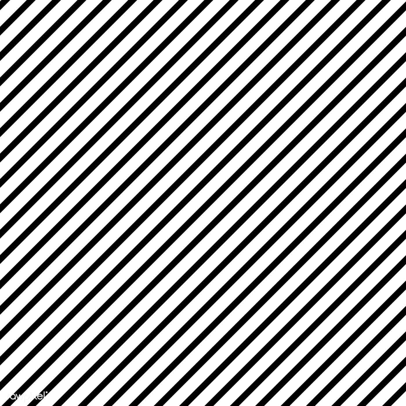 Black And White Striped 桌布 壁紙 — 一個大膽的幾何圖案，由對角線的黑白條紋填滿整個畫面。