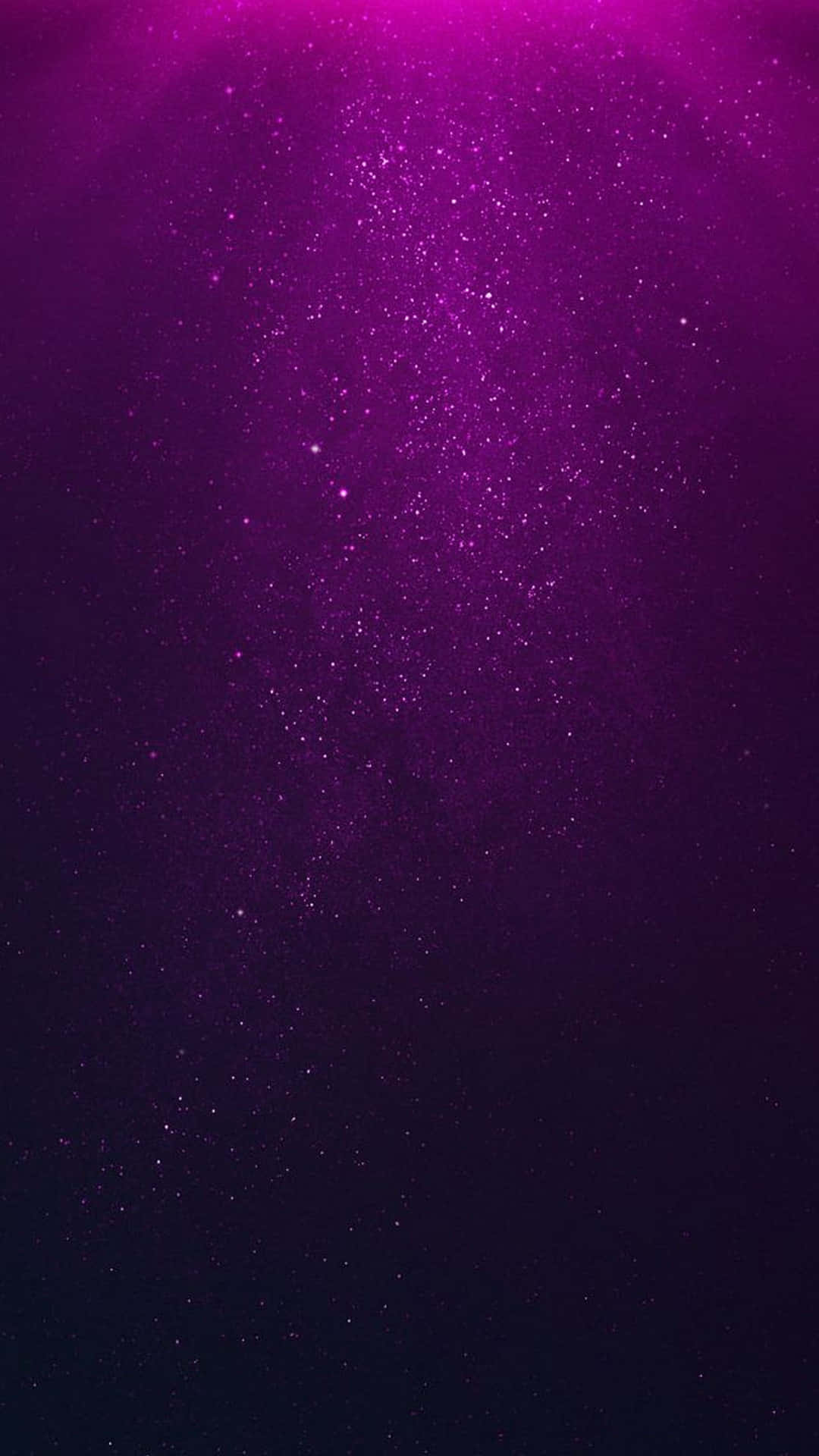 Purple Phone 桌布 壁紙 — 一個宇宙般的廣闊空間，深紫色和洋紅色的星星從一個明亮的星體源向外輻射。