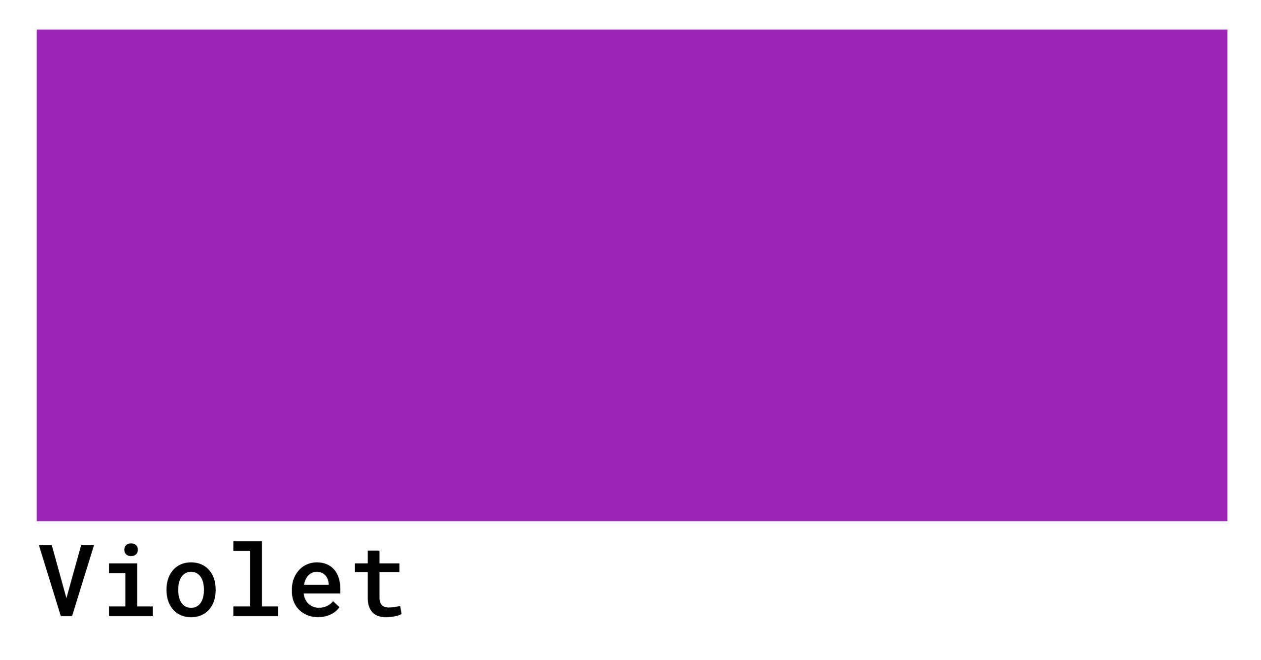 Violet 桌布 壁紙 — 一個實心鮮豔的紫色長方形，下方以粗體黑色文字標示「violet」一詞。