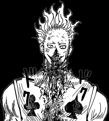 Villain 桌布 壁紙 — 一個帶有尖刺頭髮和骷髏臉的威脅性動漫角色，穿著帶有撲克牌符號的破爛襯衫。