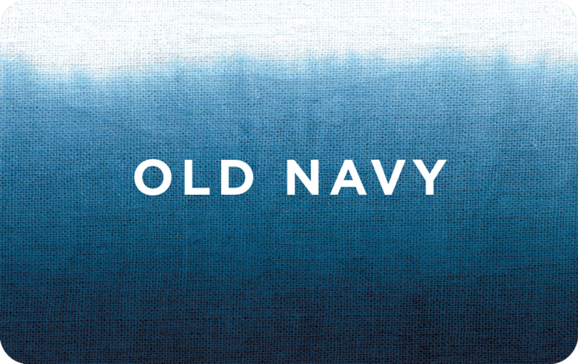 old 桌布 壁紙 — 一個帶有漸變藍色紋理背景的矩形卡片，中央有白色「OLD NAVY」文字。