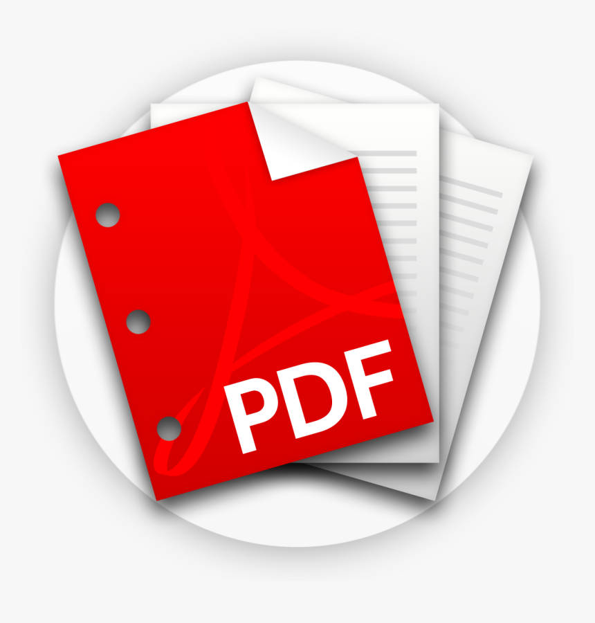 白色文件上的紅色PDF檔案圖示，帶有白色文字。 — Microsoft 壁紙