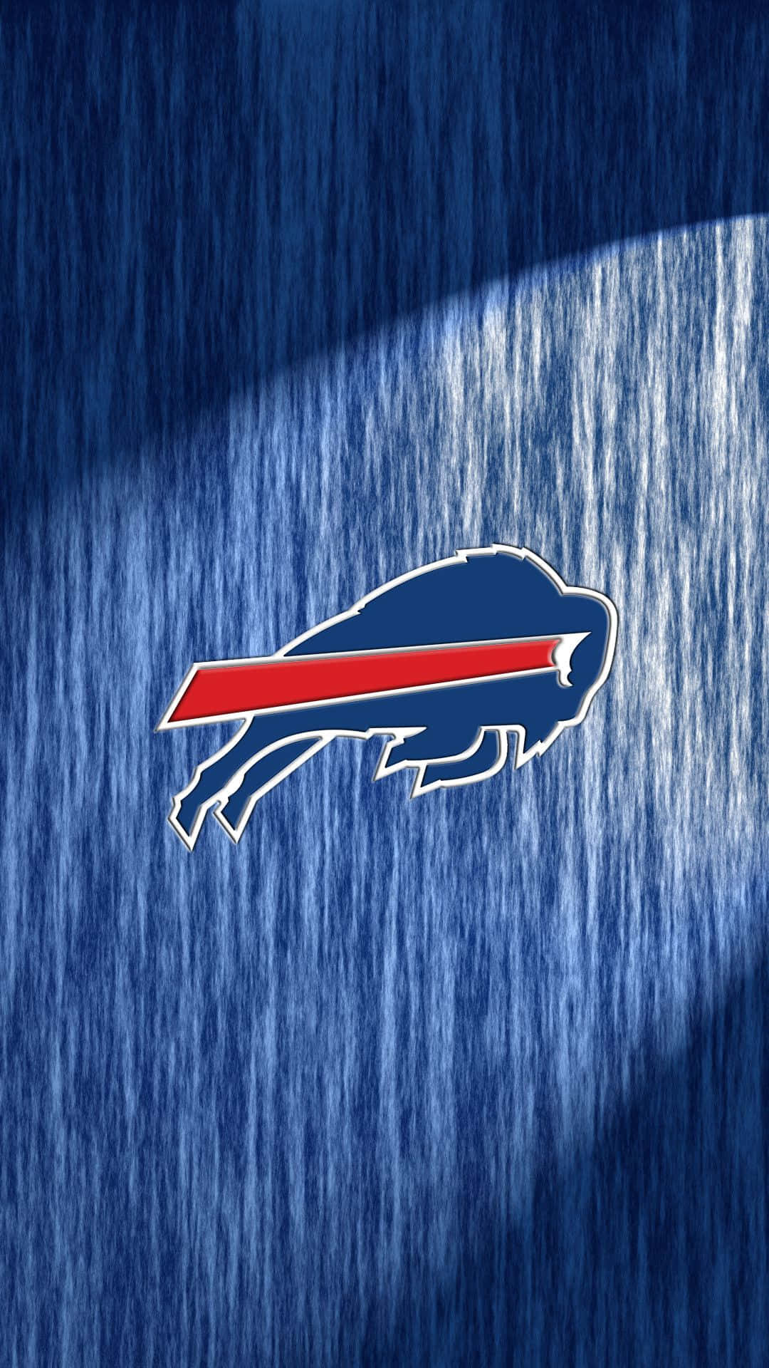 帶有淺色漸變的紋理藍色背景上的Buffalo Bills標誌。 — 水牛城比爾 GIF 壁紙
