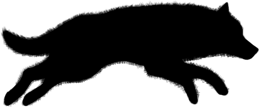 running 桌布 壁紙 — 一個微弱發光的人形剪影在純黑色背景上移動。