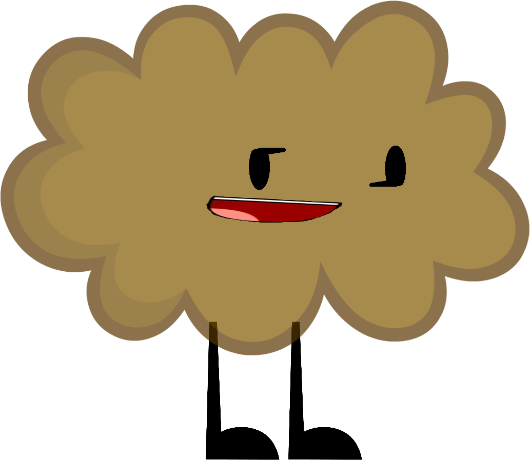 Fart 桌布 壁紙 — 一個快樂的卡通雲，有眨眼的眼睛和紅色微笑，背景為黑色。