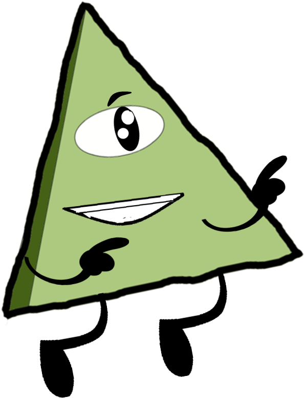 illuminati 桌布 壁紙 — 一個快樂的綠色三角形，有一隻眼睛和一個寬闊的笑容，背景為黑色。