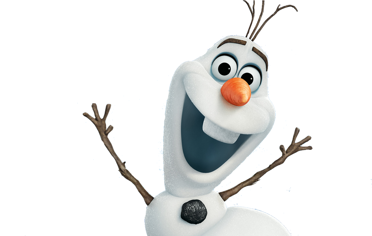 雪寶 桌布 壁紙 — 一個快樂的雪人，有樹枝手臂、胡蘿蔔鼻子和煤炭鈕扣，在黑色背景前睜大眼睛閃耀。