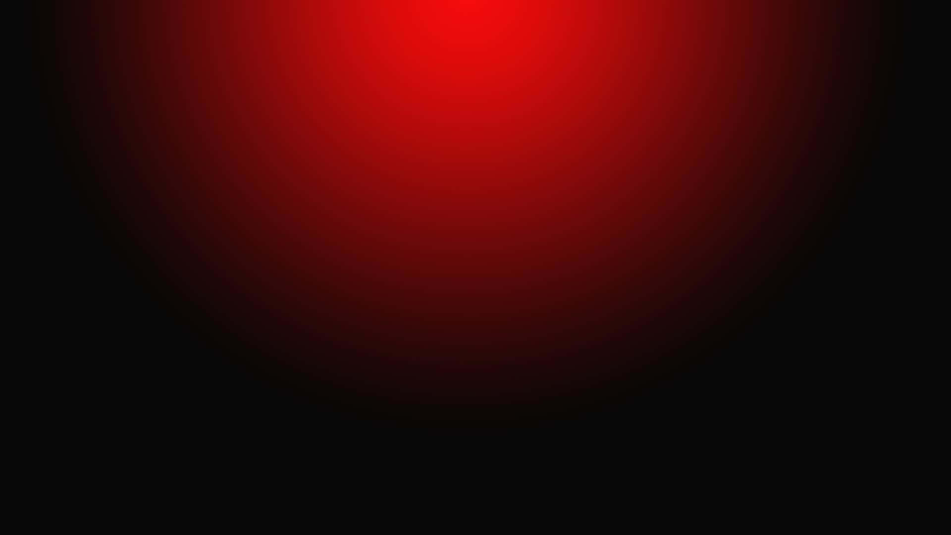 紅黑動圖 桌布 壁紙 — 一個明亮的紅色漸變圓圈在深黑色背景上柔和地脈動。