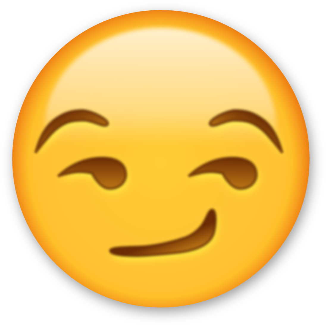 Emoticon 桌布 壁紙 — 一個明亮的黃色表情符號臉在黑色背景上眨眼，帶著微妙的微笑。