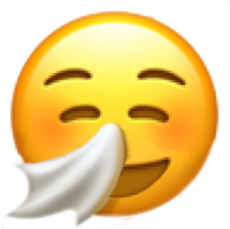表情符號 桌布 壁紙 — 一個明亮的黃色表情符號臉眨眼並吹出一個白色的吻，帶著愉快的微笑。