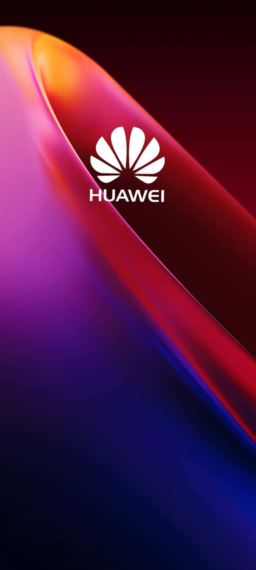 Huawei標誌在色彩繽紛的抽象背景上 — 華為 GIF 壁紙