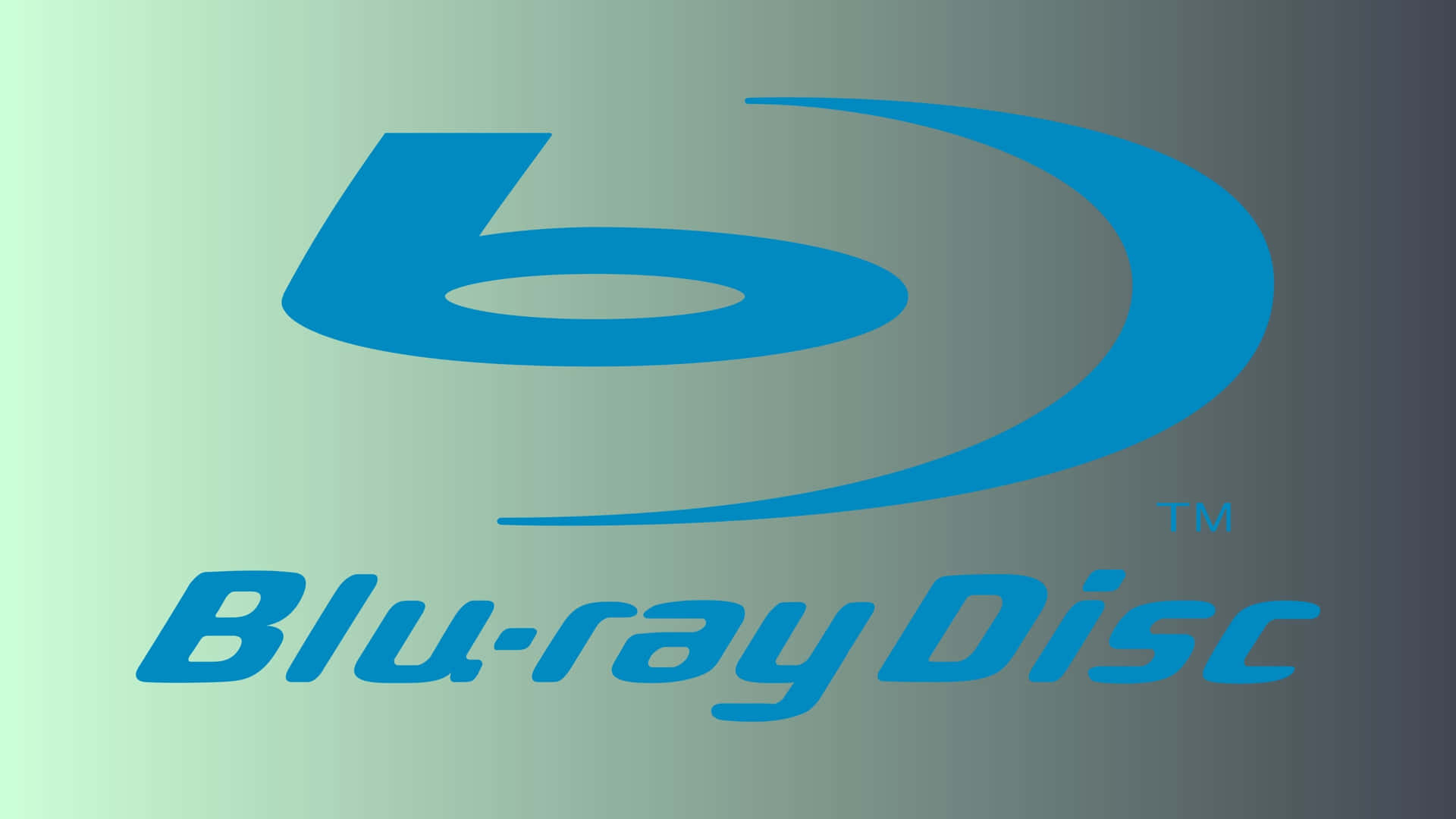 漸變背景上的Blu-ray Disc標誌 — 4d 壁紙