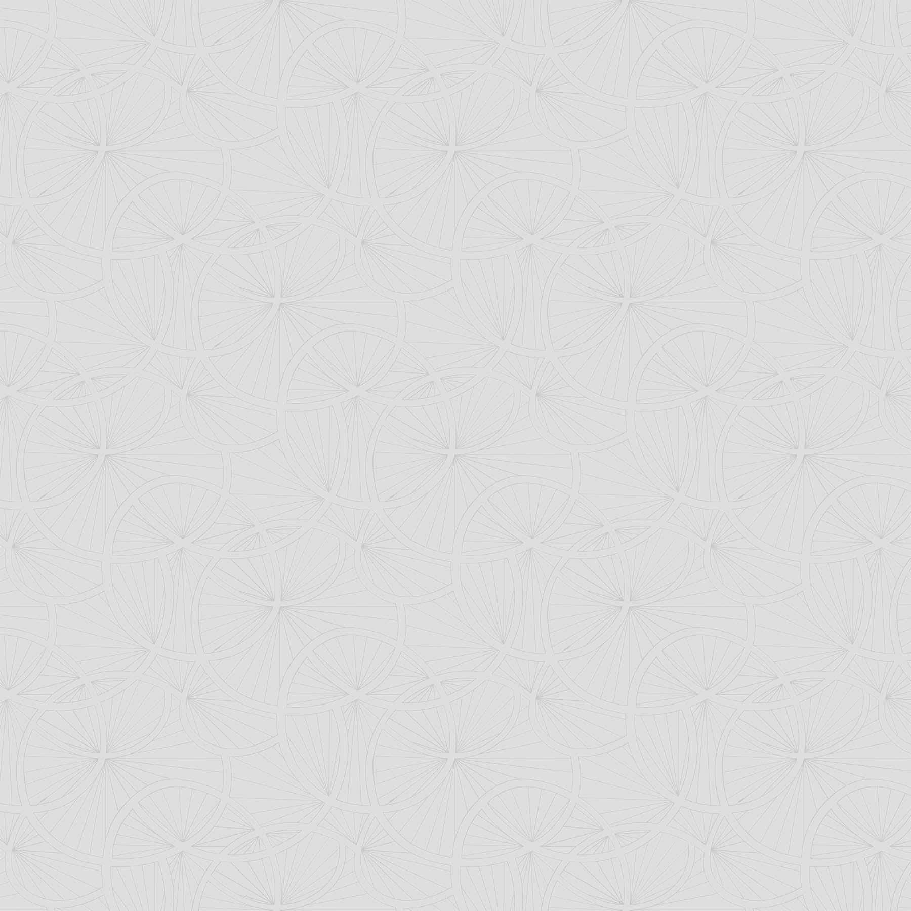 Neutral Color 桌布 壁紙 — 一個柔和灰色重疊圓形線條圖案的細膩壁紙花紋，背景為淺灰色。