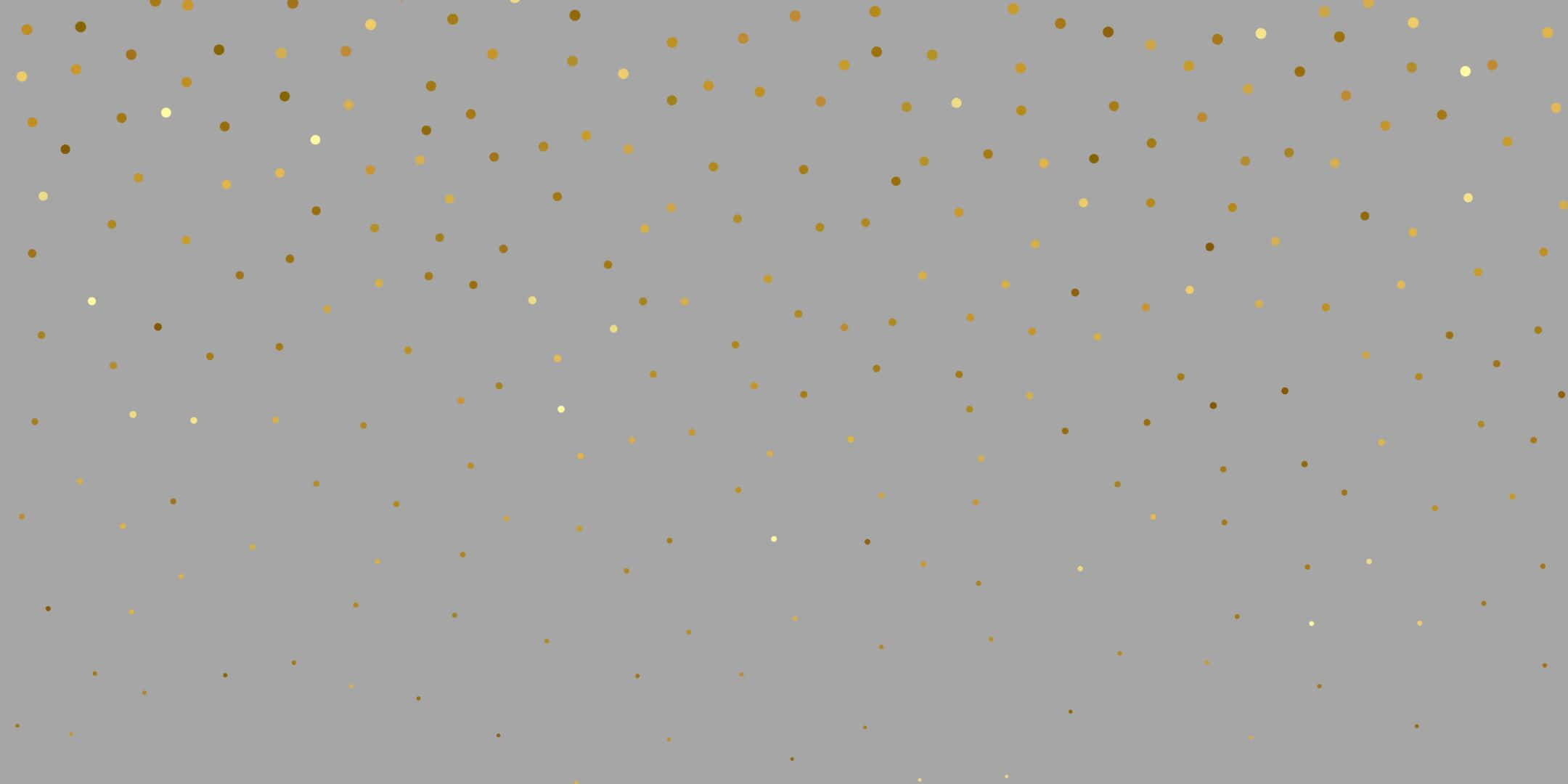 Shimmer 桌布 壁紙 — 一個極簡灰色背景，點綴著散落的金色圓點，營造出喜慶而優雅的圖案。