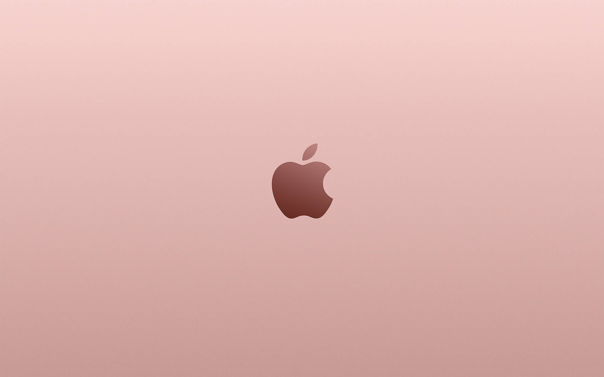 玫瑰金色漸變背景上的Apple標誌 — 蘋果標誌 GIF 壁紙