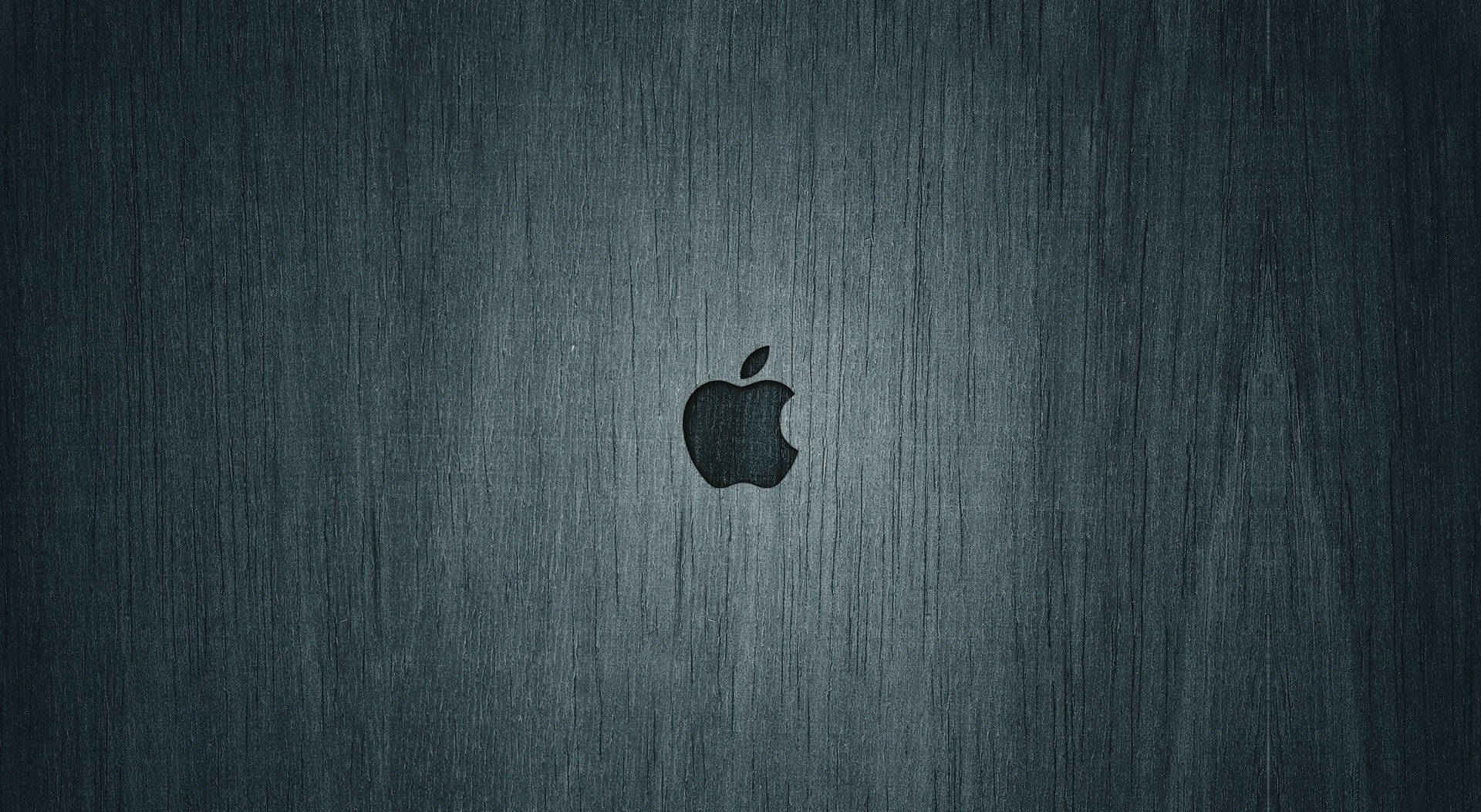 拉絲金屬背景上的Apple標誌 — 蘋果標誌 GIF 壁紙