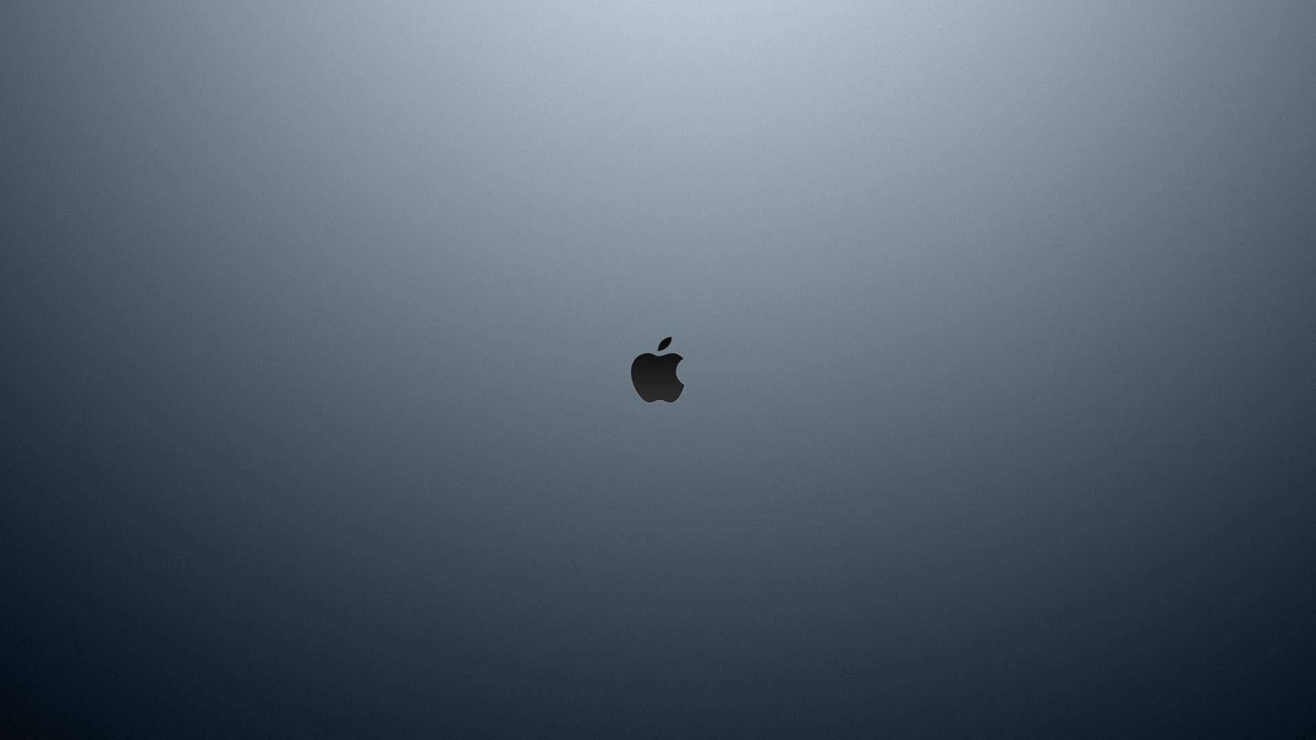 黑色Apple標誌置中於深色漸變背景上 — 蘋果標誌 GIF 壁紙