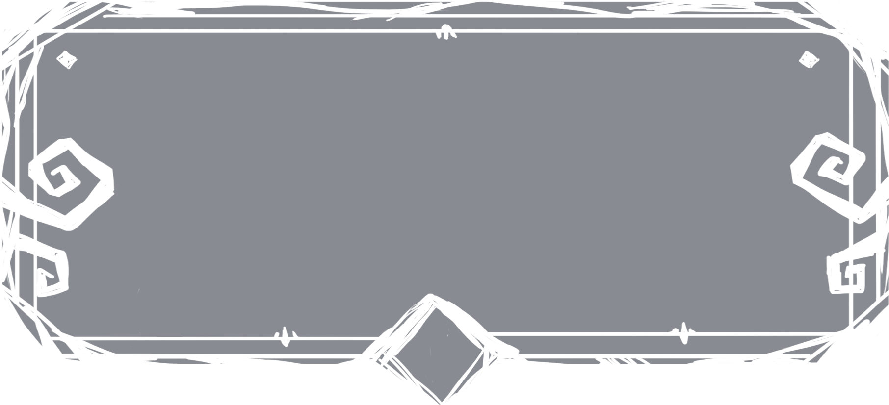 Text Boxes 桌布 壁紙 — 一個極簡的白色抽象形狀漂浮在深海軍藍色背景上。