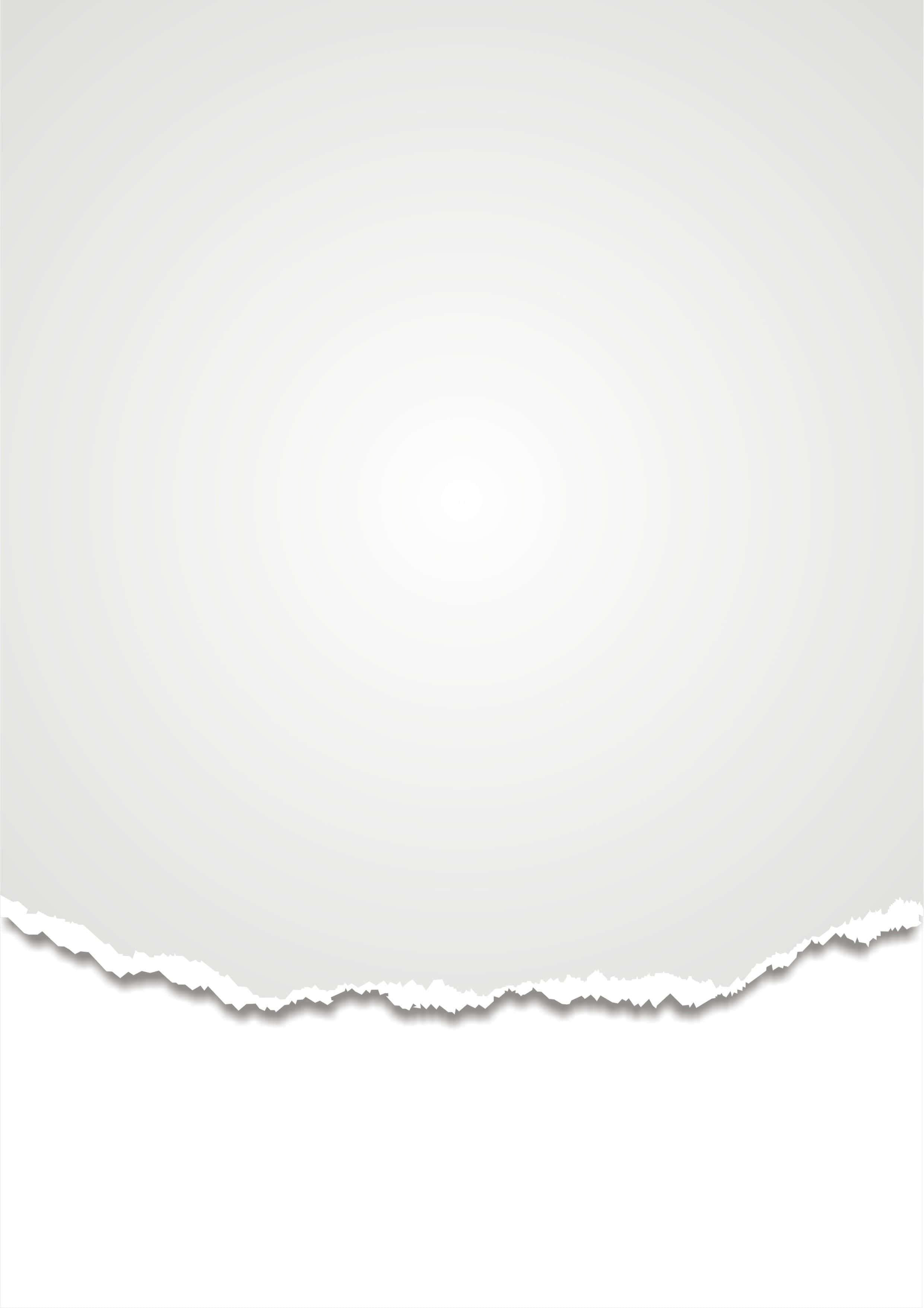 White Paper 桌布 壁紙 — 一個極簡的白色紙張背景，底部有撕裂邊緣，露出下方潔白的空間。