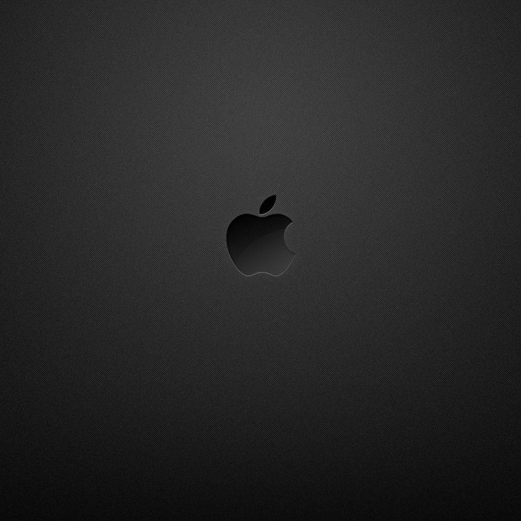 Apple標誌在深色紋理背景上，帶柔和照明 — iPad mini 動態圖片 壁紙